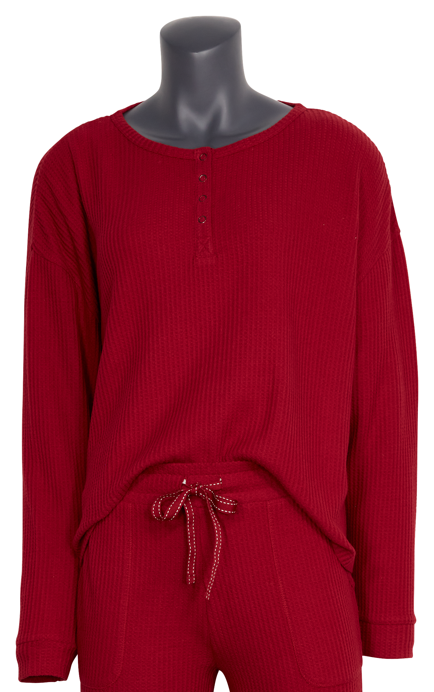 Natural Reflections LongSleeve Waffle Henley for Ladies Cabela's